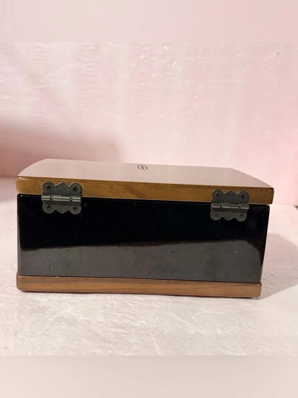 Men's Lincoln Wooden Valet Box in Brown and Black - Jewelry Box or Trinkets
